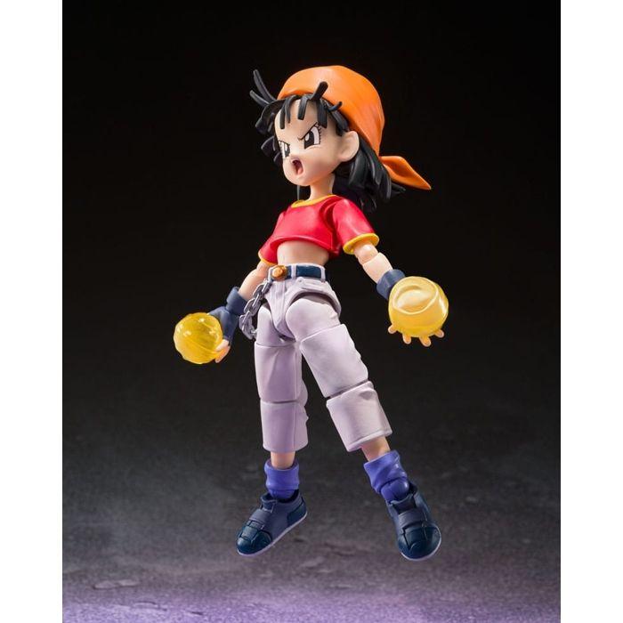 Figurine - TAMASHII NATIONS - Pan GT &amp; Gill - 9 cm - Dragon Ball GT - Accessoires inclus