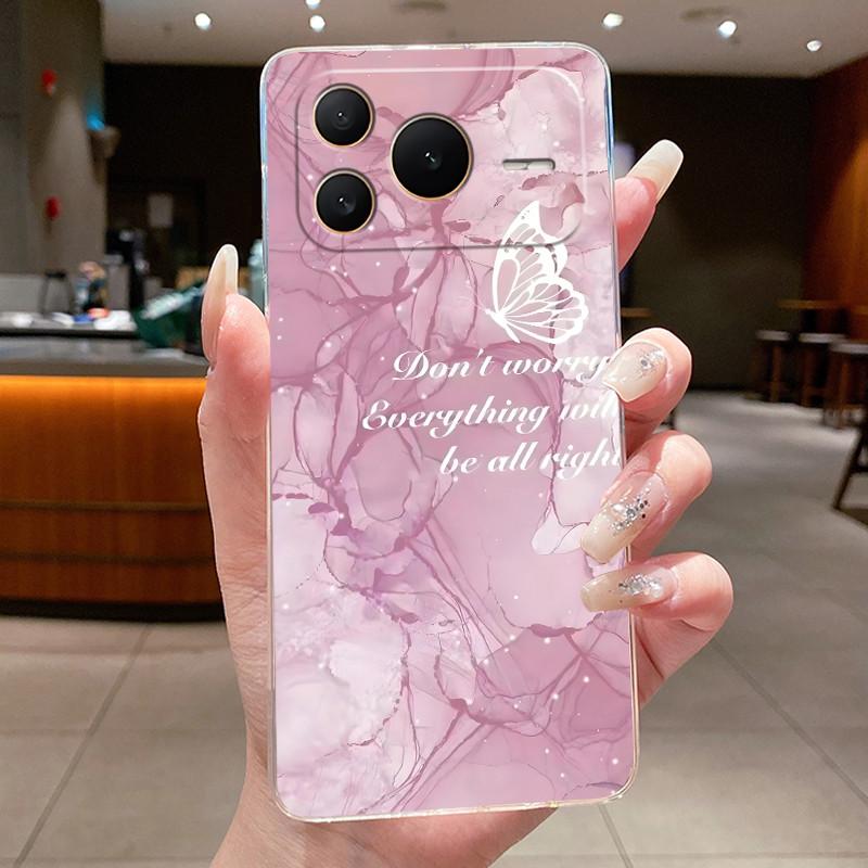 For Honor Power 2 Case Clear Cover Luxury Fashion Butterfly Flower Soft TPU Silicone Casing for Honor Power2 SER-AN00 Phone Case