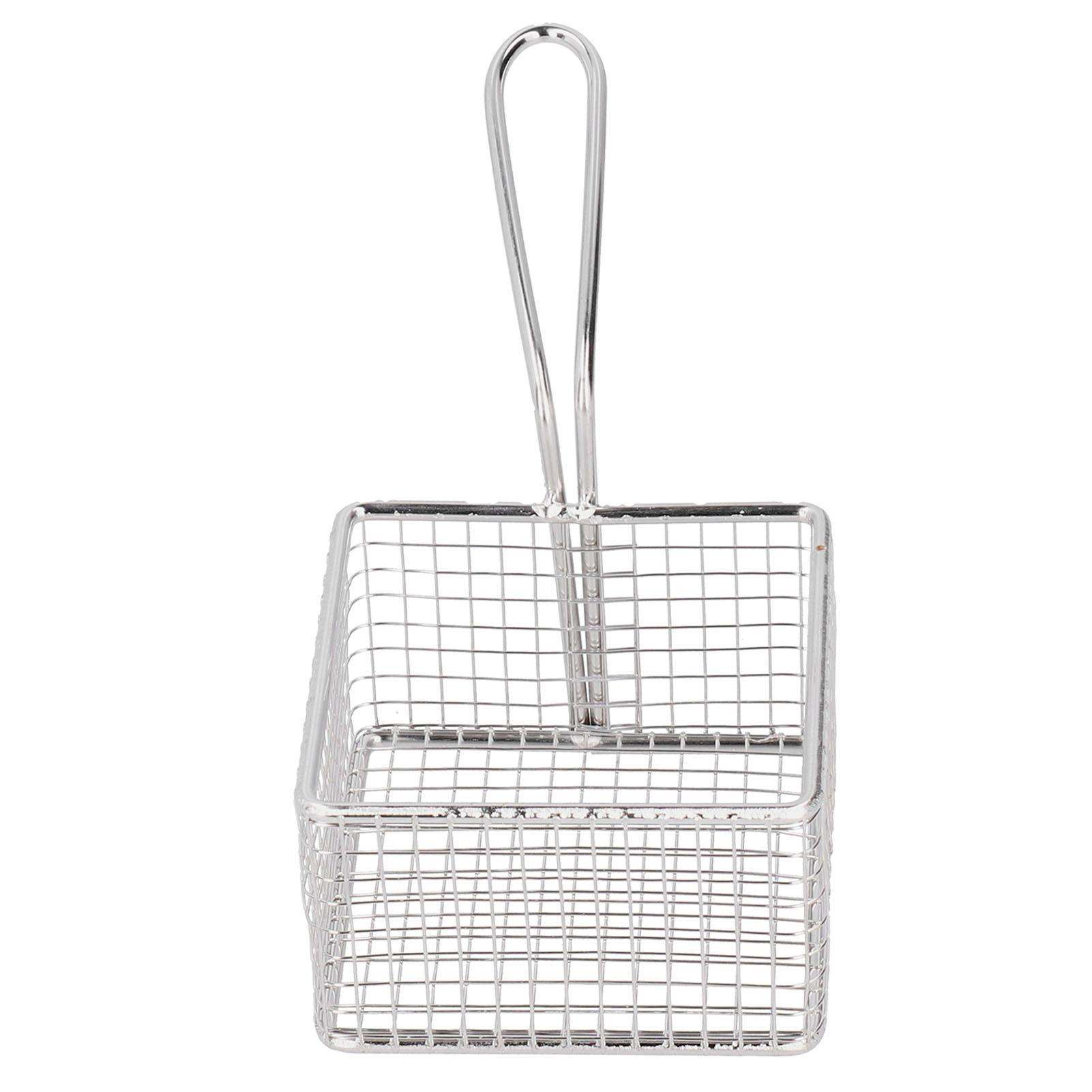 

Food Fryer Basket Stainless Steel French Fries Filter Net Colander Strainer Kitchen Utensils