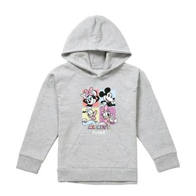 Childrens/Kids Friend Mickey Mouse Square Heather Hoodie
