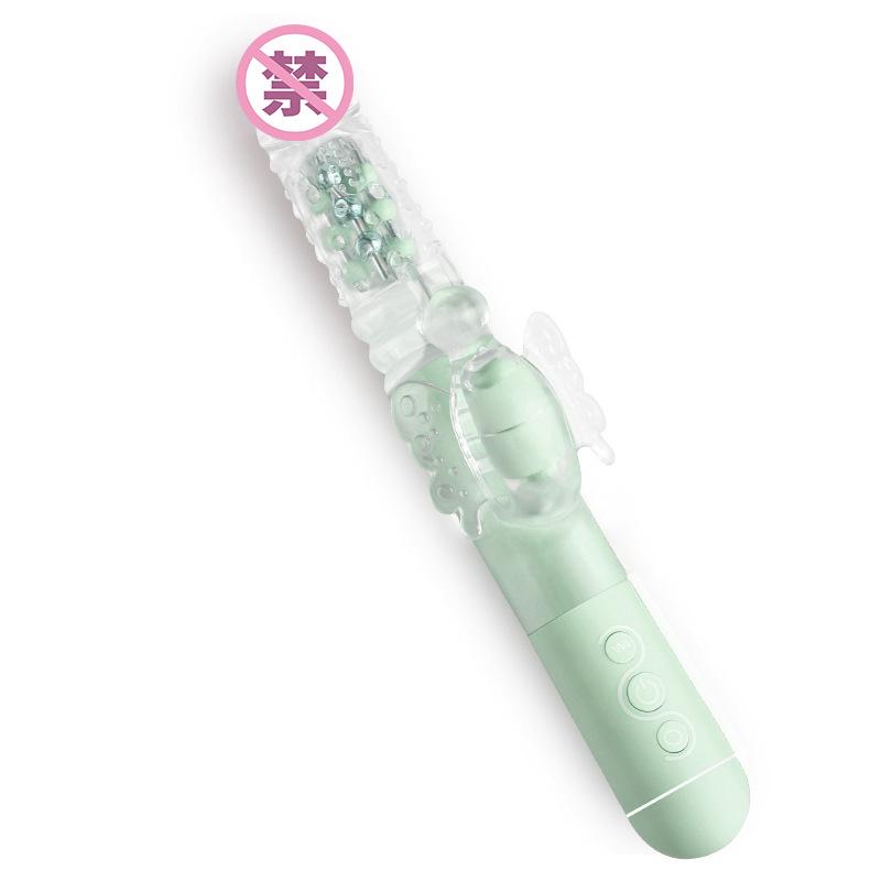 Rotating Bead Vibrator Female Retractable Masturbation Massage Stick Adult Sex Props Sexy Toys Masturbator Dildos Sex