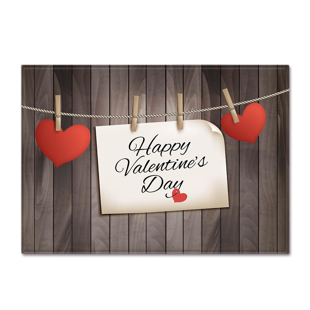 Valentine'S Day Large Carpet Simple Wind Bedroom Floor Mat