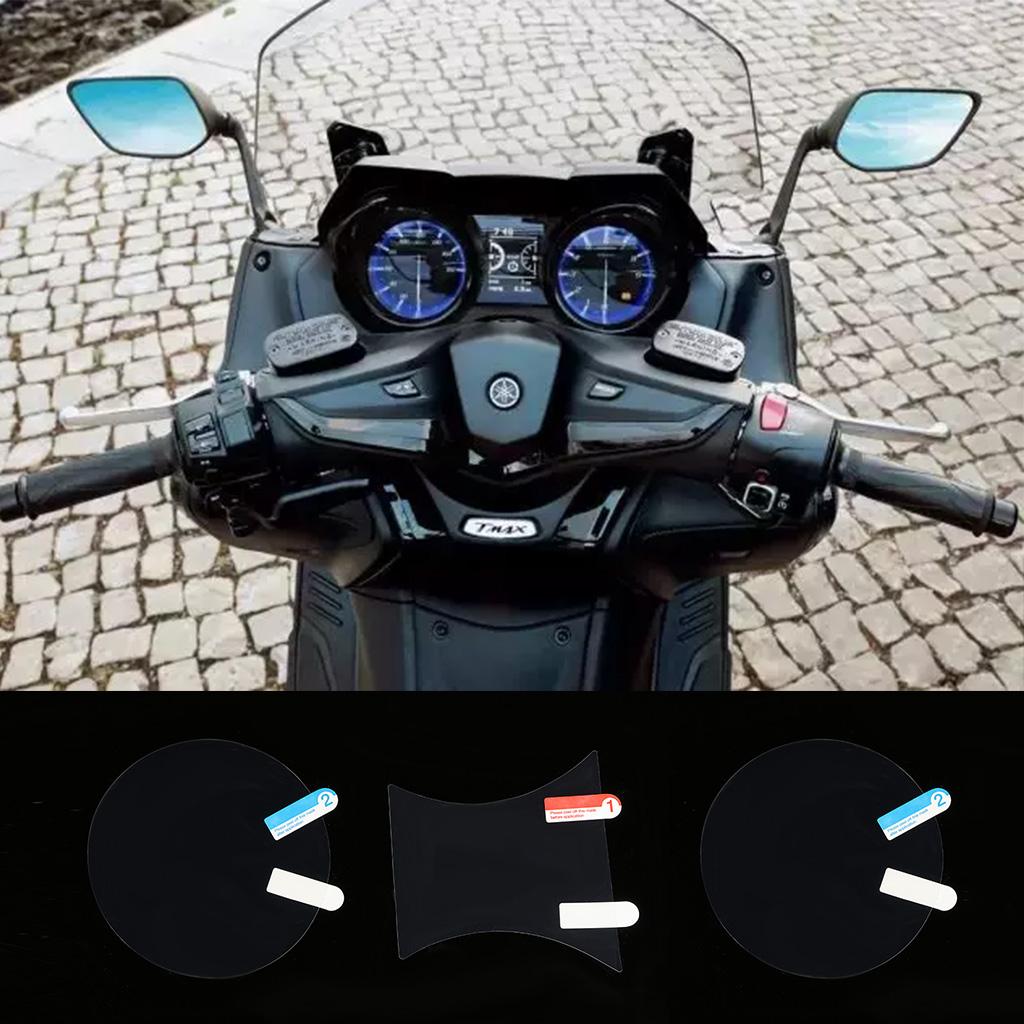 Cluster Scratch Cluster Screen for Protection Film Protector Compatible For Tmax 530 DX SX 2017 2018 Motorcycle Film Dur