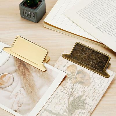 1PCS 85mm Retro Metal Binder Clips - Foldback Paper Clips for Notes Letter File Binding Office School Stationery