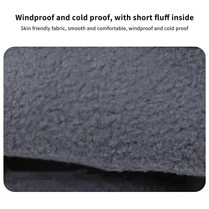 Windproof And Waterproof Outdoor Gloves Touch Screen Thumb And Index Finger Fingertips Warm Gloves For Running Cycling