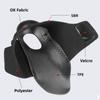 Orthopedic Arch Support Sleeves Soft Elastic Black Arch Support Inserts Self-Adhesive Strap Shock-Absorbing Arch Heel Sleeve