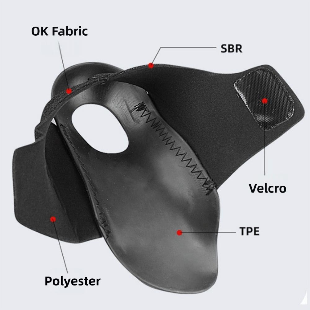 Orthopedic Arch Support Sleeves Soft Elastic Black Arch Support Inserts Self-Adhesive Strap Shock-Absorbing Arch Heel Sleeve