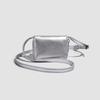 Textured Versatile Silver Small Square Bag Women's 2025 New Summer Fashion Simple Underarm Bag Versatile Shoulder Messenger Bag