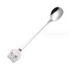 Cute Cat Spoon Stainless Steel Long Handle Spoon for Tea Coffee Ice Cream Dessert