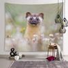 Cute Mink Animal Decorative Tapestry Home Wall Living Room Office Decorative Tapestry