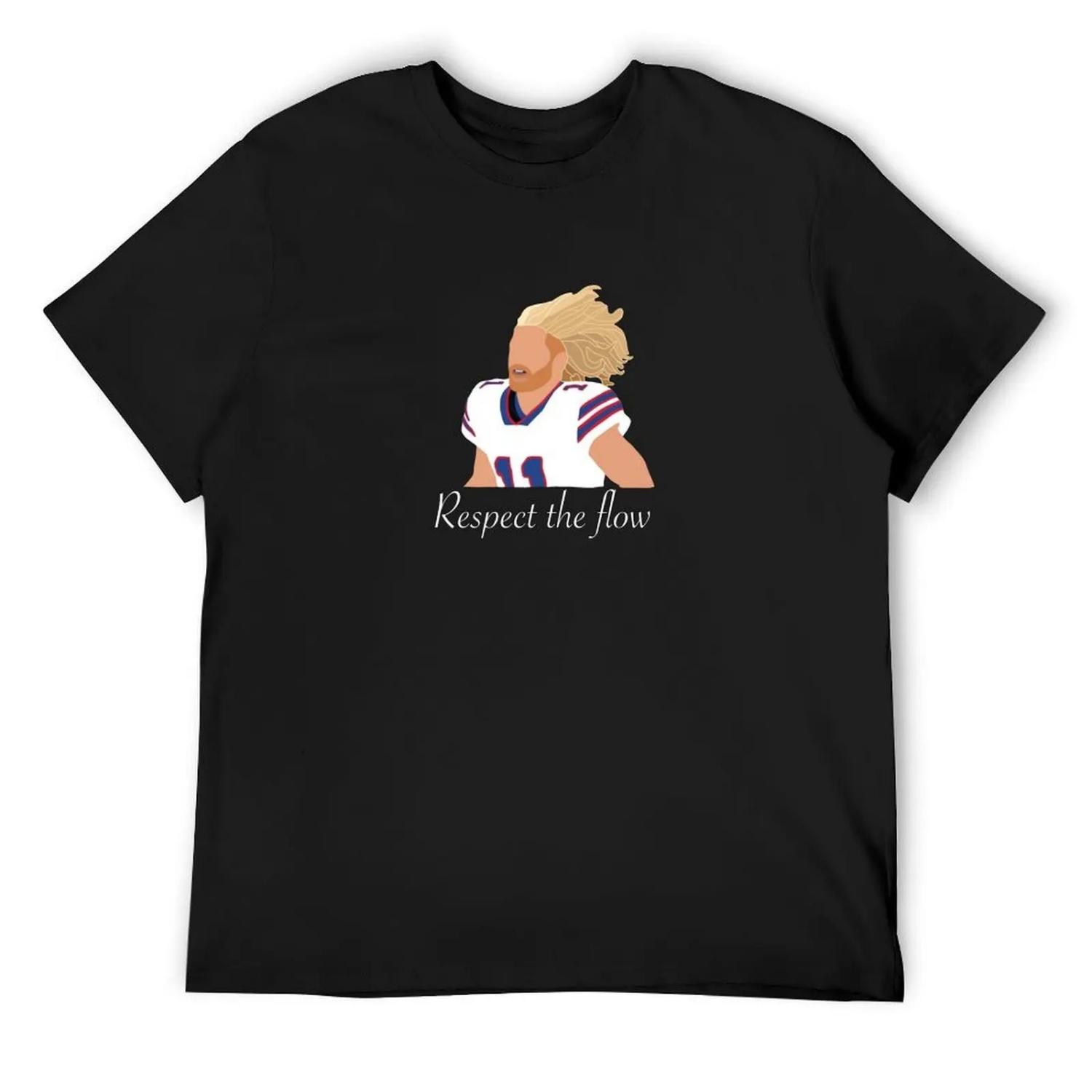 Cole Beasley Respect the flow T-Shirt sports fans man clothes graphics Anime t-shirt sweat shirts, men S