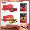 Novidade em Estoque Maisto 1:64 Ferrari Sf90 Stradale Liga Leve Miniatura Diecast Modelo Lamborghini Sian Fkp 37 Carro de Brinquedo Presente de Natal para Crianças