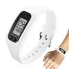 LED Pedometer Bracelet Wrist Calorie Counter 12/24H Time Display Step Counter Watch for Outdoor Sports Fitness Daily Travel