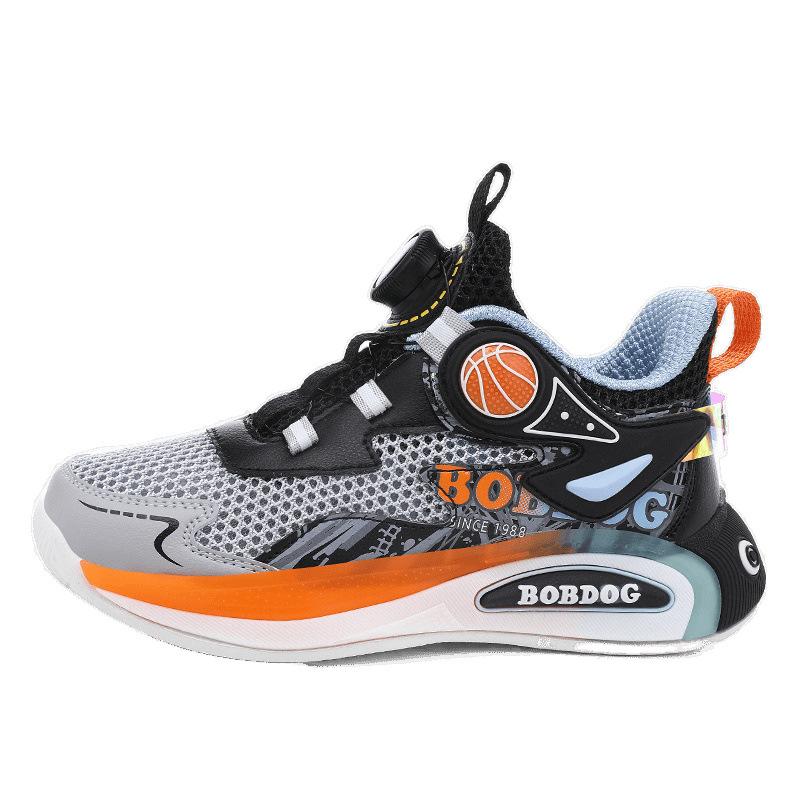 Babu Bean Boys Shoes 2025 Summer New Medium and Older Children's Single Mesh Breathable Large Mesh Children's Sports and Leisure Shoes