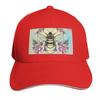 Growth Baseball Cap Contrast Two Tone Brim Snapback Flat Bill Strapback Dad Hat