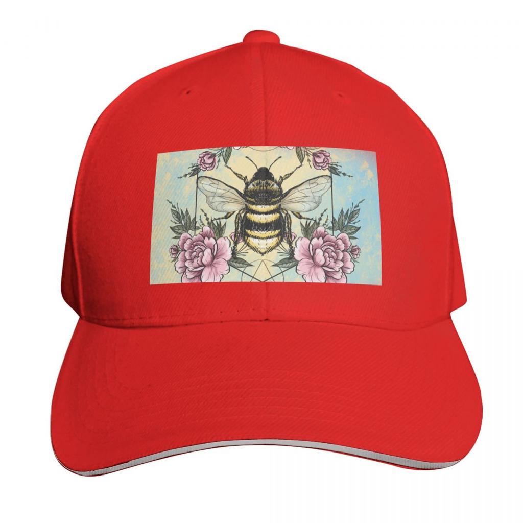 Growth Baseball Cap Contrast Two Tone Brim Snapback Flat Bill Strapback Dad Hat