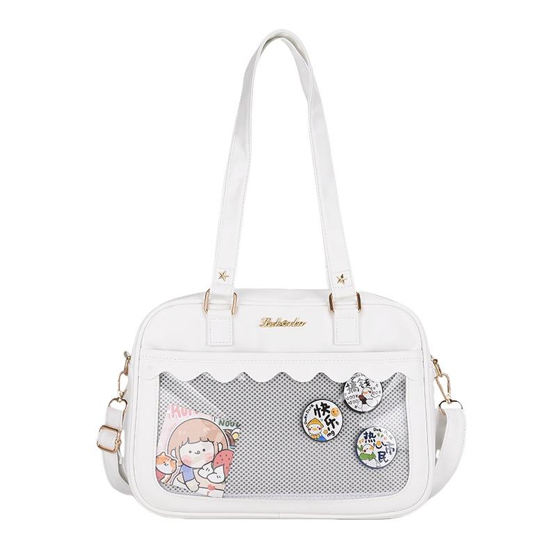 

Lace pain bag, large capacity and large amount of food, cereal bag, bar badge bag, women s bag, oblique span shoulder daily versatile bag. 32*23*10