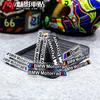 DZBW6 for Car Bumper Also Fit Motorcycle Helmet Bicycle Night Warning Tape Waterproof For BMW  M power Logo Reflective Safety Sticker