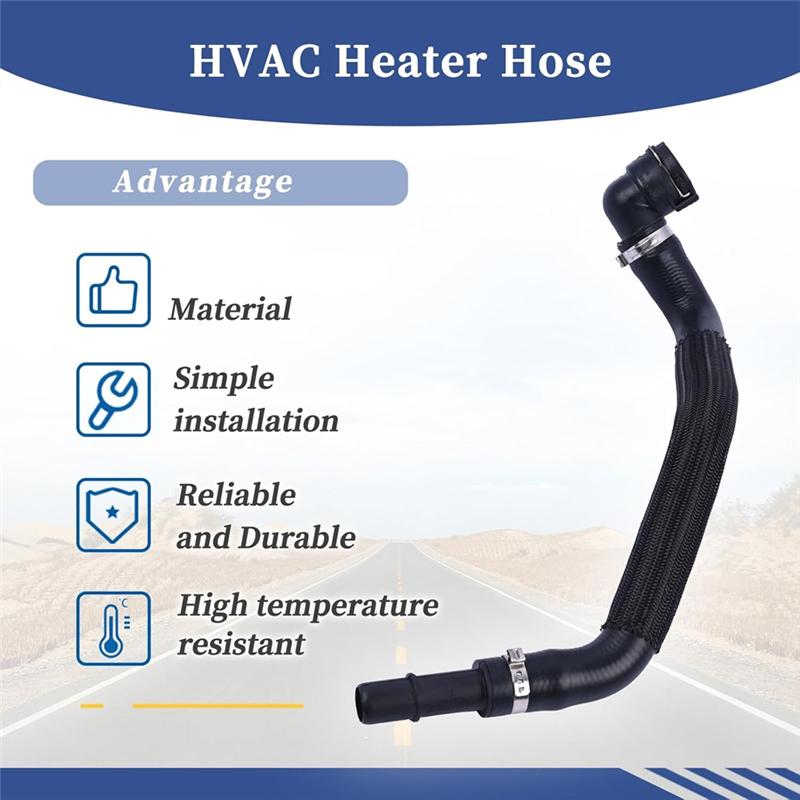 Ac29-For 200 2015-2017 Jeep Cherokee 2014-2018 Heater Hose HVAC Replacement Parts 68104972AA 52014624AA 53107665