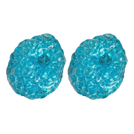 2Pcs Bead Filled Stress Ball Toy Anxiety Relief Squeeze Ball Sensory Toy Kids Teens Adults Portable Soft TPR Ball Pinch Fidget Toy