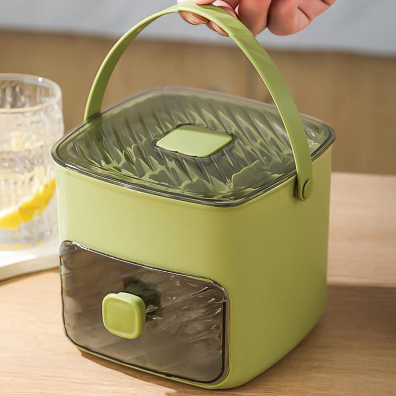 Large Capacity 48 Cube Ice Tray with Lid and Handle 2-Tier Ice Mold with Tongs Easy Release Ice Cube Storage Bin for Freezer