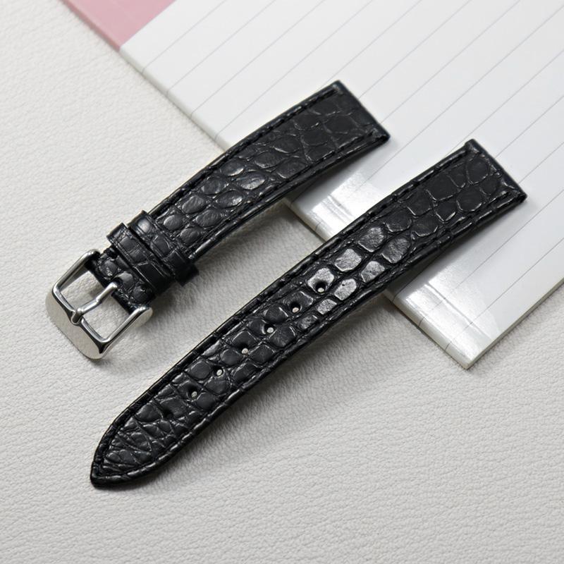 13 14 16mm 18mm 19mm 20mm Thin Soft crocodile leather strap For Longines L4 L2 VC MIDO Cartier Pin buckle brown blue WatchBand