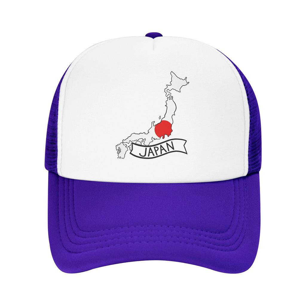Japan Flag Map Sticker Casual Baseball Cap Outdoor Sports Sun Hats Spring High Quality Unisex Unisex Vintage Baseball Caps