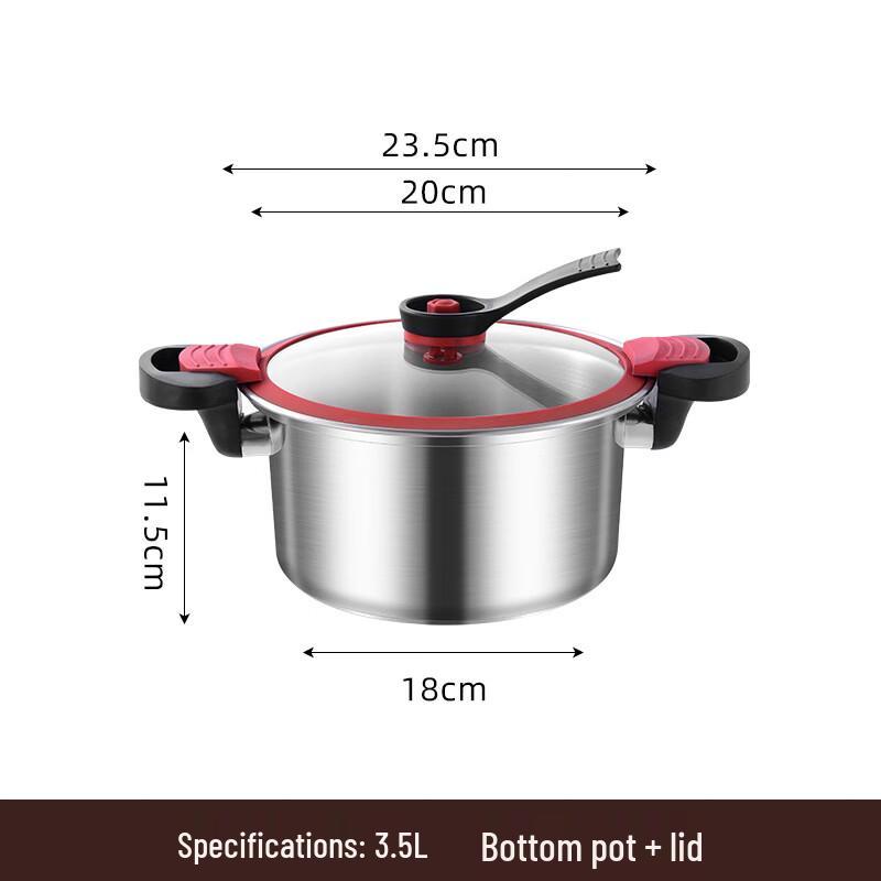 Wutuo 304 Stainless Steel Micro-Pressure Stew Pot
