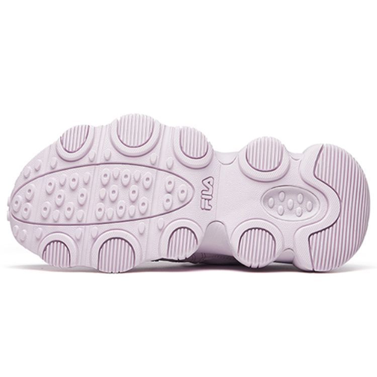 FILA Jagger Fabric Synthetic Leather Sports Wear Resistant Breathable Low Top Lifestyle Shoes Women Shoes Purple F12W021409FLF