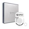 QSPEC Mouse Sole Gaming for GPRO X SUPERLIGHT2 DEX Gaming Mouse Wireless GPRO Super Round Edge Processing Professional Specification (FUJI_WHITE