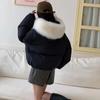 Sweet Down Jacket Women's Short 2025 Winter New Thickened Small Fox Fur Collar White Duck Down Jacket Tide