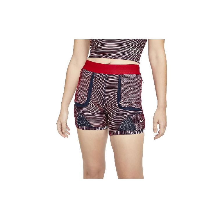 New Nike Casual Shorts Women's Red CU1583-498