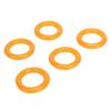 20pcs Bobbin Winder Rubber Tire Ring Flexible Elastic Portable Bobbin Winder Ring for Replacement Yellow