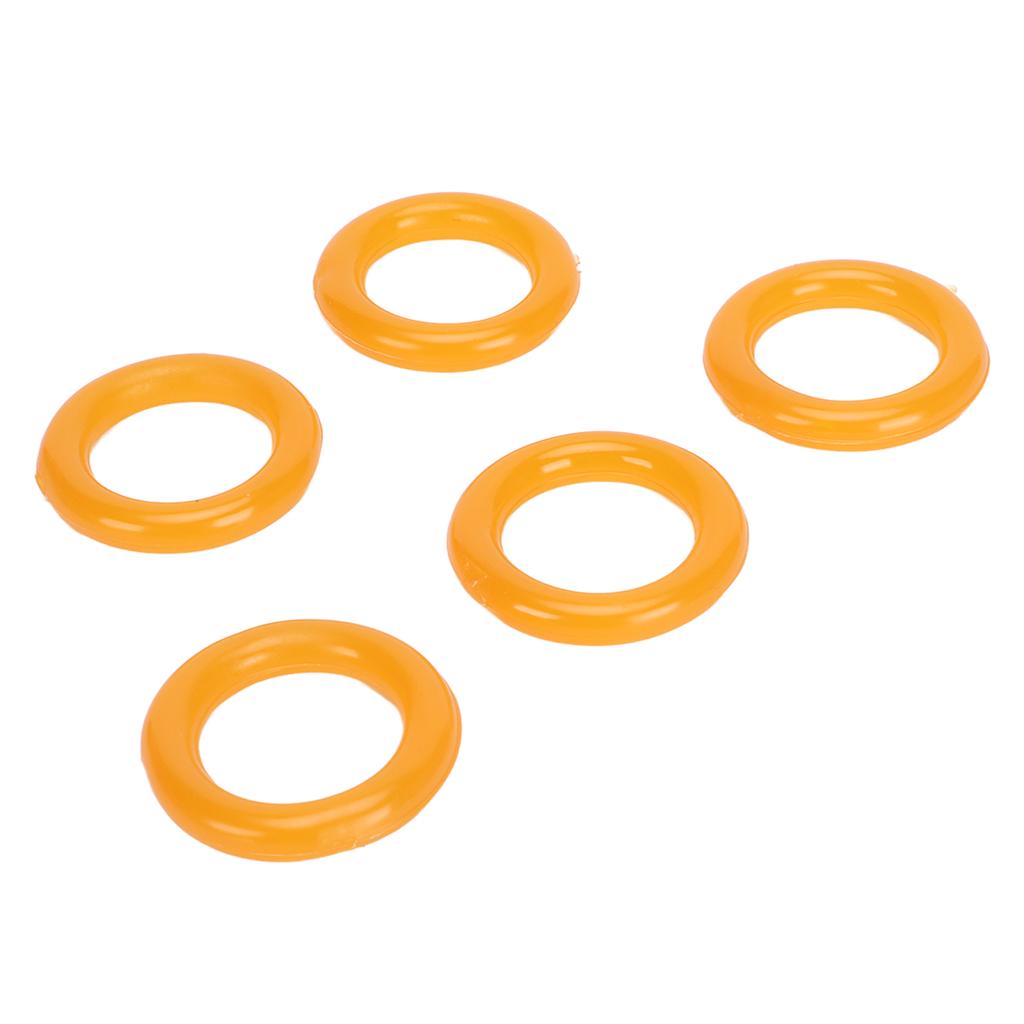 20pcs Bobbin Winder Rubber Tire Ring Flexible Elastic Portable Bobbin Winder Ring for Replacement Yellow