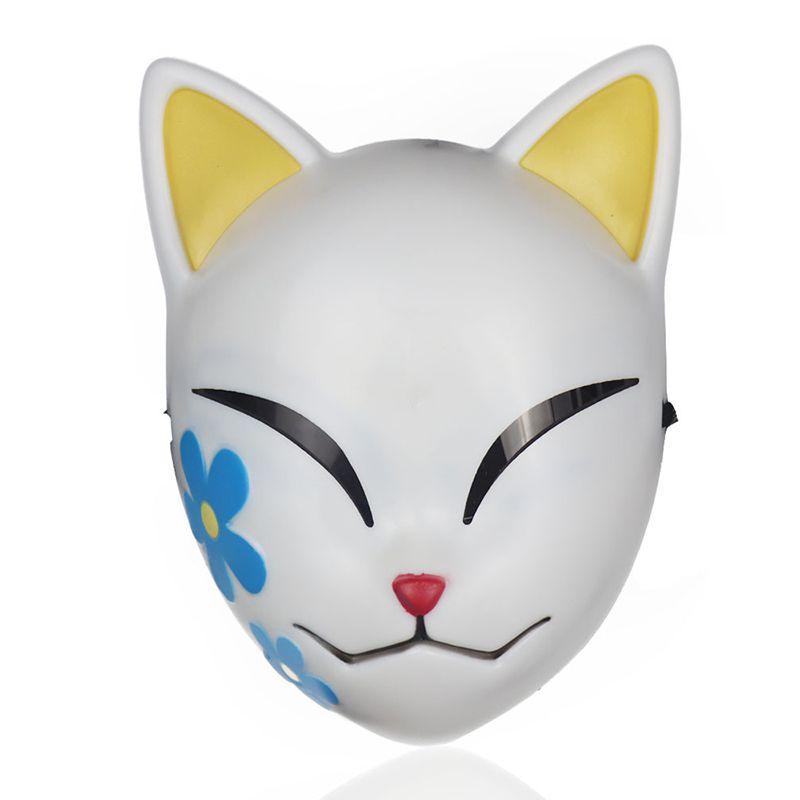 

Kimetsu Slayer Demon No Yaiba Макомо Костюм для косплея Женский Кимоно Костюм Халаты Makomo Mask Only,One Size