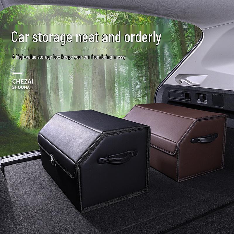 Folding Car Trunk Organizer and Storage Box