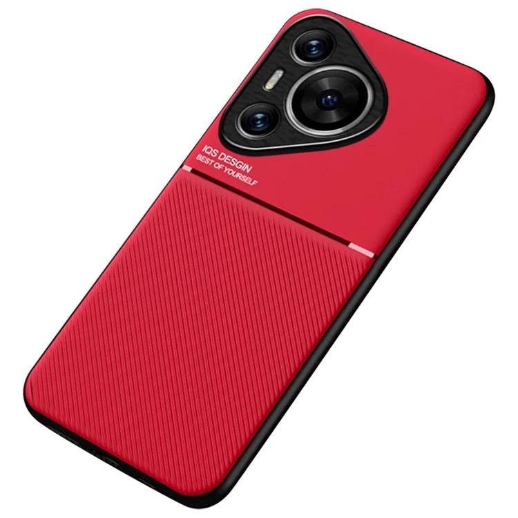 

Чехол для телефона Huawei Pura 70 из искусственной кожи + ПК + ТПУ подходит для магнитного автомобильного крепления