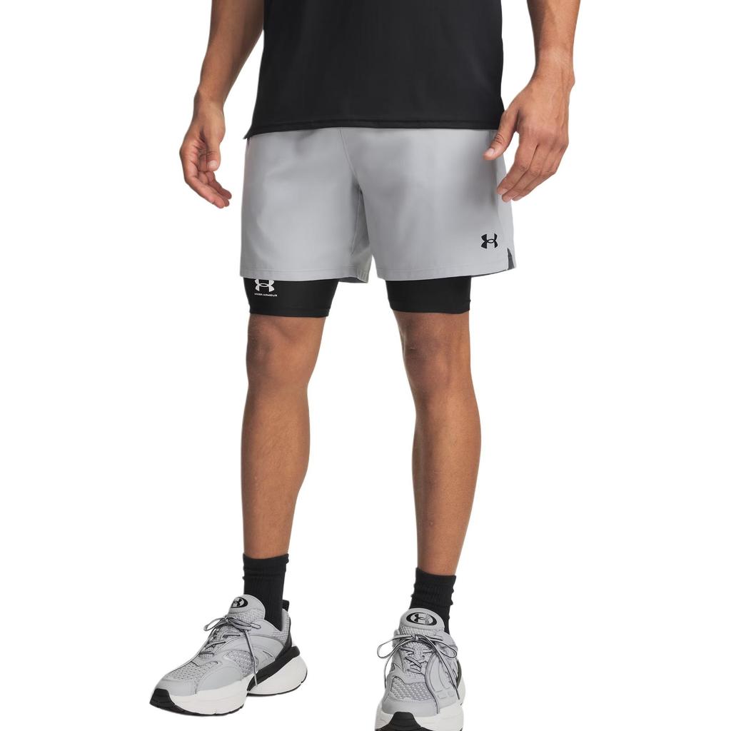 Under Armour Vanish Woven 2.0 6" Shorts Asia Sizing 'Mod Gray Black' Men's 6009865-011