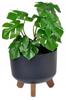 DGTL300L-S449 FLOWER POT COVER WITH DRAINAGE ON LEGS 30cm TUBUS WHITE BOWL