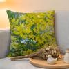 Cushion Cover  Linen  SkinFriendly Soft Decorative Case For Sofa Home Decor Fashion Acacia Pillow Cover