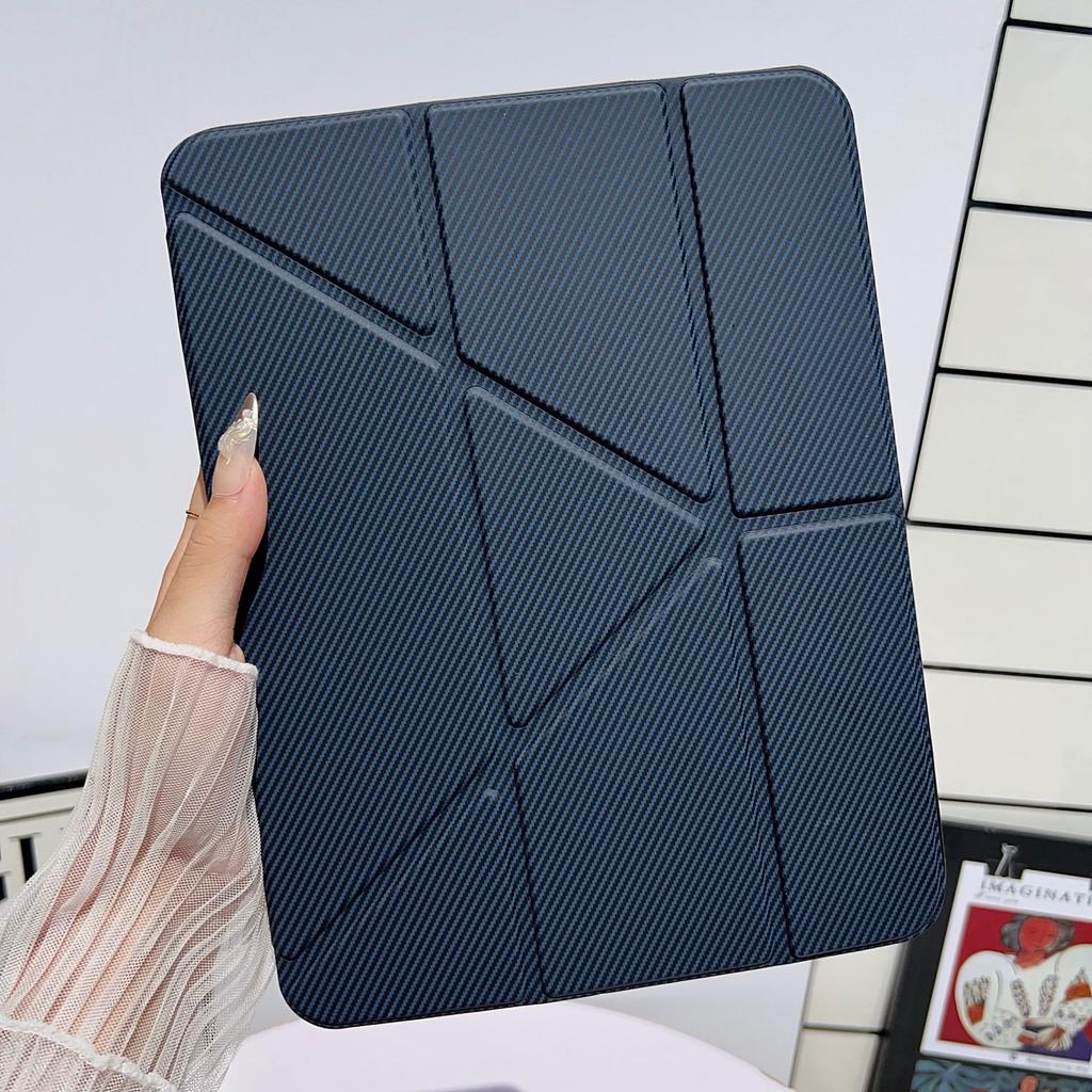 Y-Fold Carbon Fiber iPad Mini 6 Case, 2025 Model, 10th Gen Compatible