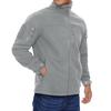 KEFITEVD Fleece Perfect for and Light Size 3XL Men's Jacket, Windproof, Hiking, Cycling, Military, Camping, Gray,