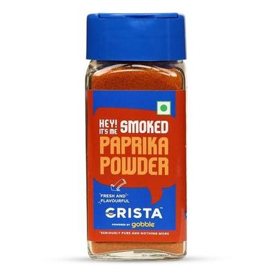 Pudră de boia de ardei afumată CRISTA din ardei iute uscat proaspăt și aromat, fără culori adăugate, umpluturi, aditivi și conservanți Aroma de fum