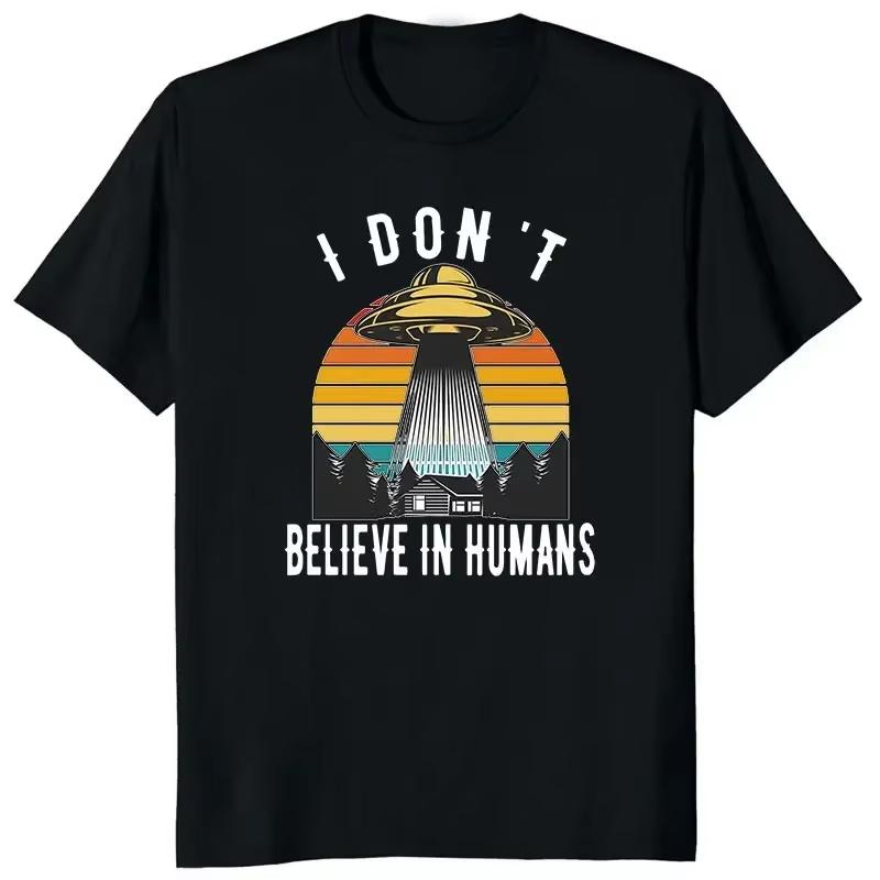 Funny UFO Alien Tshirts Unisex Heel Home Unisex Tshirt Fashion Graphic Adult Clothing Shirt Harajuku Casual Street Tops Ropa Mujer