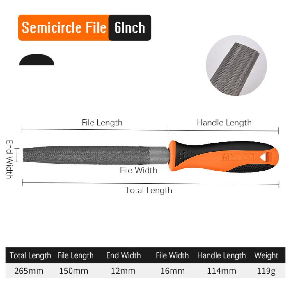6/8 Inch Steel Files Steel Hand File Durable Saw File