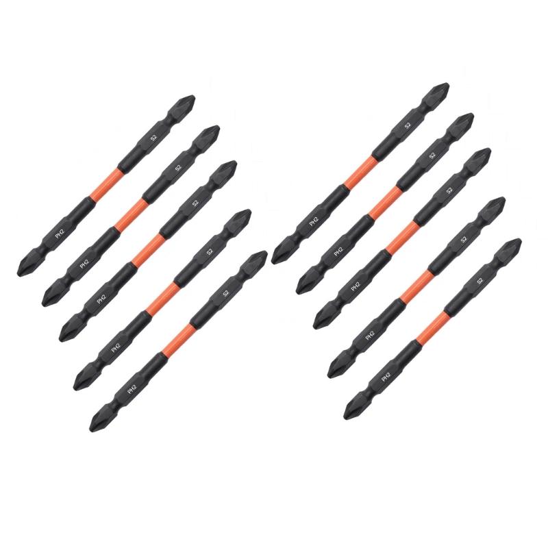 High Strength S2Steel Double Headed Crosses Screwdriver Bits for Versatile Use in Various Repair and Assembly Tasks