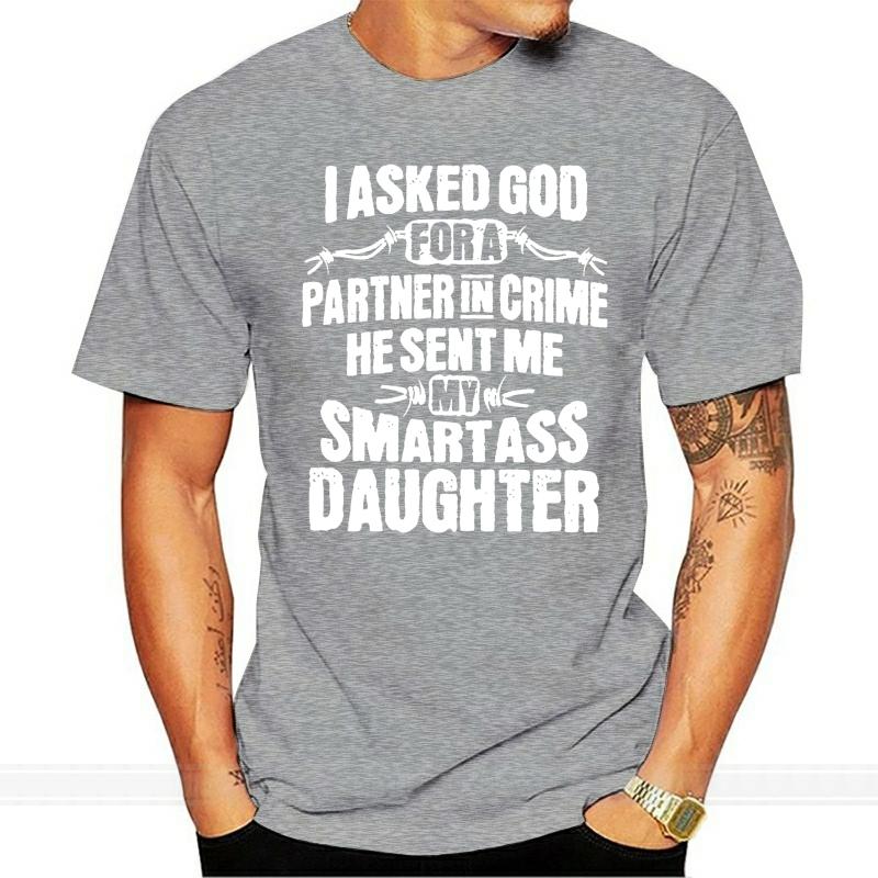 Mens Funny Tshirt fathers day Gift shirt Gift for Dad from daughter Shirt Tee male brand teeshirt men summer cotton t shirt