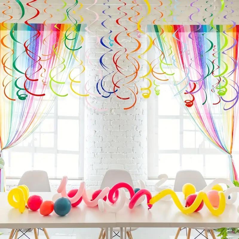 6 BUC/spirală Decorațiune Suspendată Decorațiune Suspendată Creativă Decorațiune Suspendată în Tavan Paiete DIY Recuzită Nuntă Petrecere de Ziua de Naștere