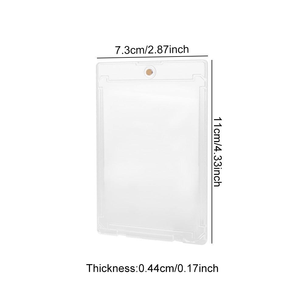 5Pcs Hard Plastic Material Idol Photo Cards Protector Players Collection
