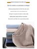 Men's 100% Pure Wool Crew Neck Sweater - Medium Thickness, Solid Color Knitwear for Autumn and Winter Warmth